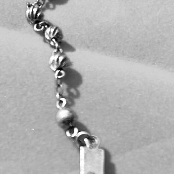 Creed Sterling Silver 27 Grams 19" Rosary - Picture 3 of 5